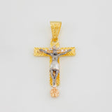 Dije Cruz Cristo 3.2g / 3.5cm Tres Oros 18K