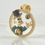 Dije Circulo Pato Inspirado 8.85gr / 4cm / Oro 18K