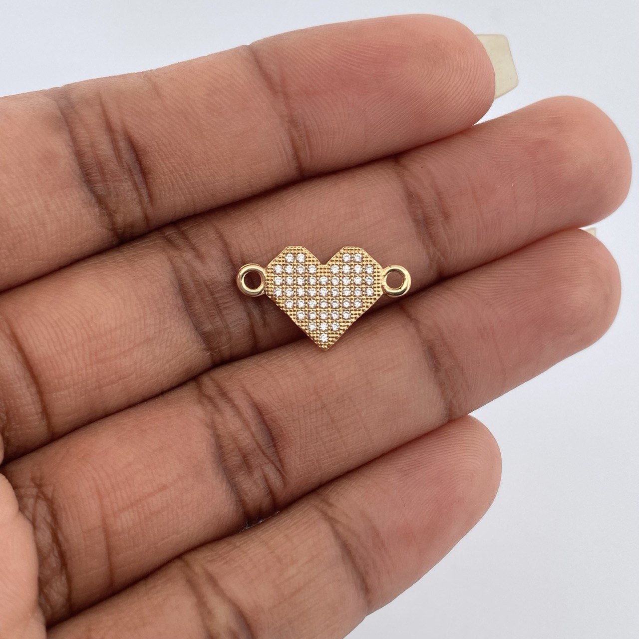 Herraje Corazon 1gr / 1.9cm / Oro Amarillo 18K %