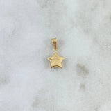 Dije Estrella 0.45gr / 1.7cm / Troquelada Oro Amarillo