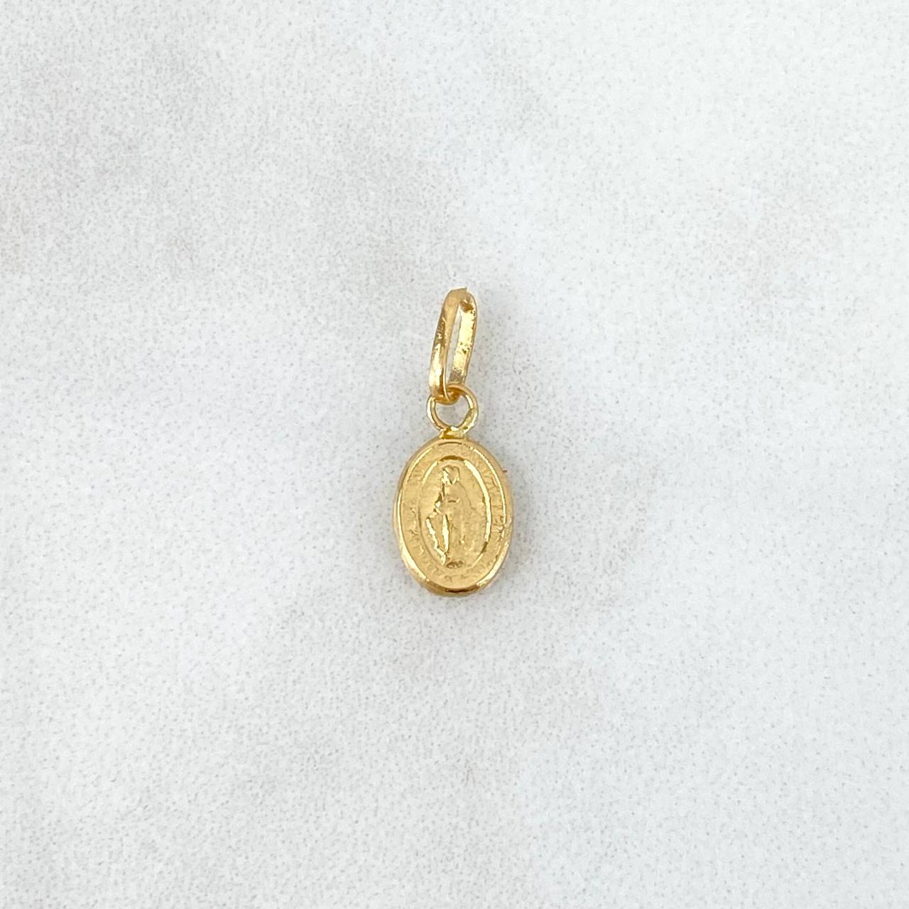 Dije Virgen Milagrosa 0.25gr / 1.3cm / Oro Amarillo ©