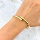 Pulso Aro Clavo 13.25gr / 18cm / Oro Amarillo *