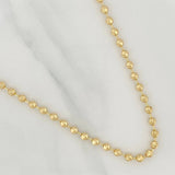Cadena Militar Media Luna 13.25gr / 56cm / 4mm Oro Amarillo Nac.Esp. 18K $