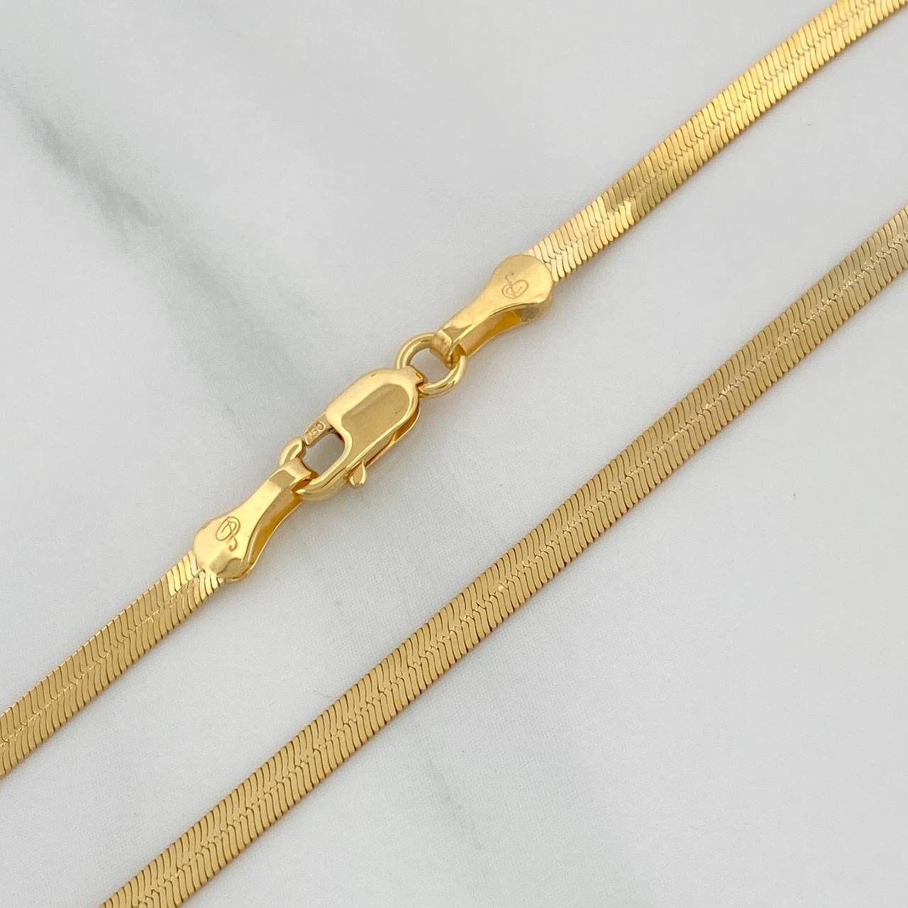 Cadena Espejo 4.5gr / 40cm / 2mm Oro Amarillo +3 18K %