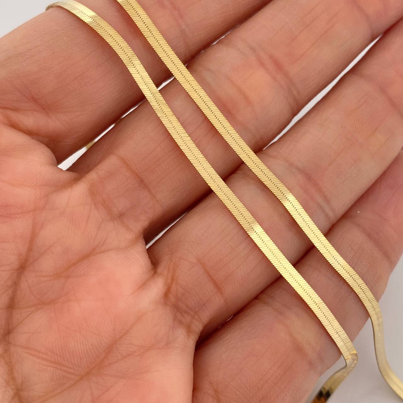 Cadena Espejo 4.6gr / 40cm / 2.05mm Oro Amarillo +3 18K %