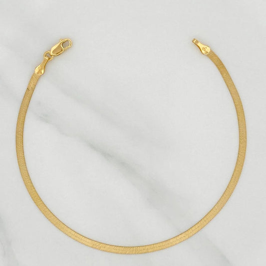 Pulso Espejo 2.35gr / 19cm / 1.8mm Oro Amarillo 18K