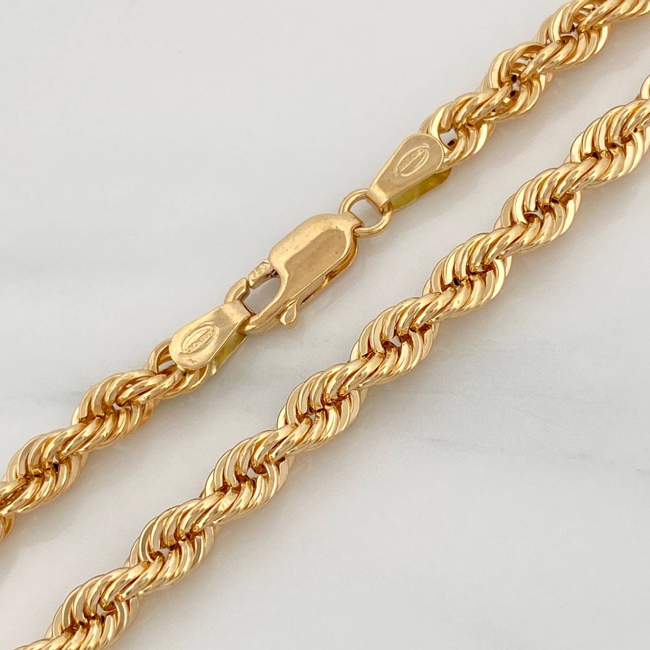 Cadena Lazo 14gr / 60cm / 4mm Oro Amarillo +3 $