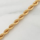 Cadena Lazo 14gr / 60cm / 4mm Oro Amarillo +3 $