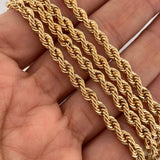 Cadena Lazo 14gr / 60cm / 4mm Oro Amarillo +3 $