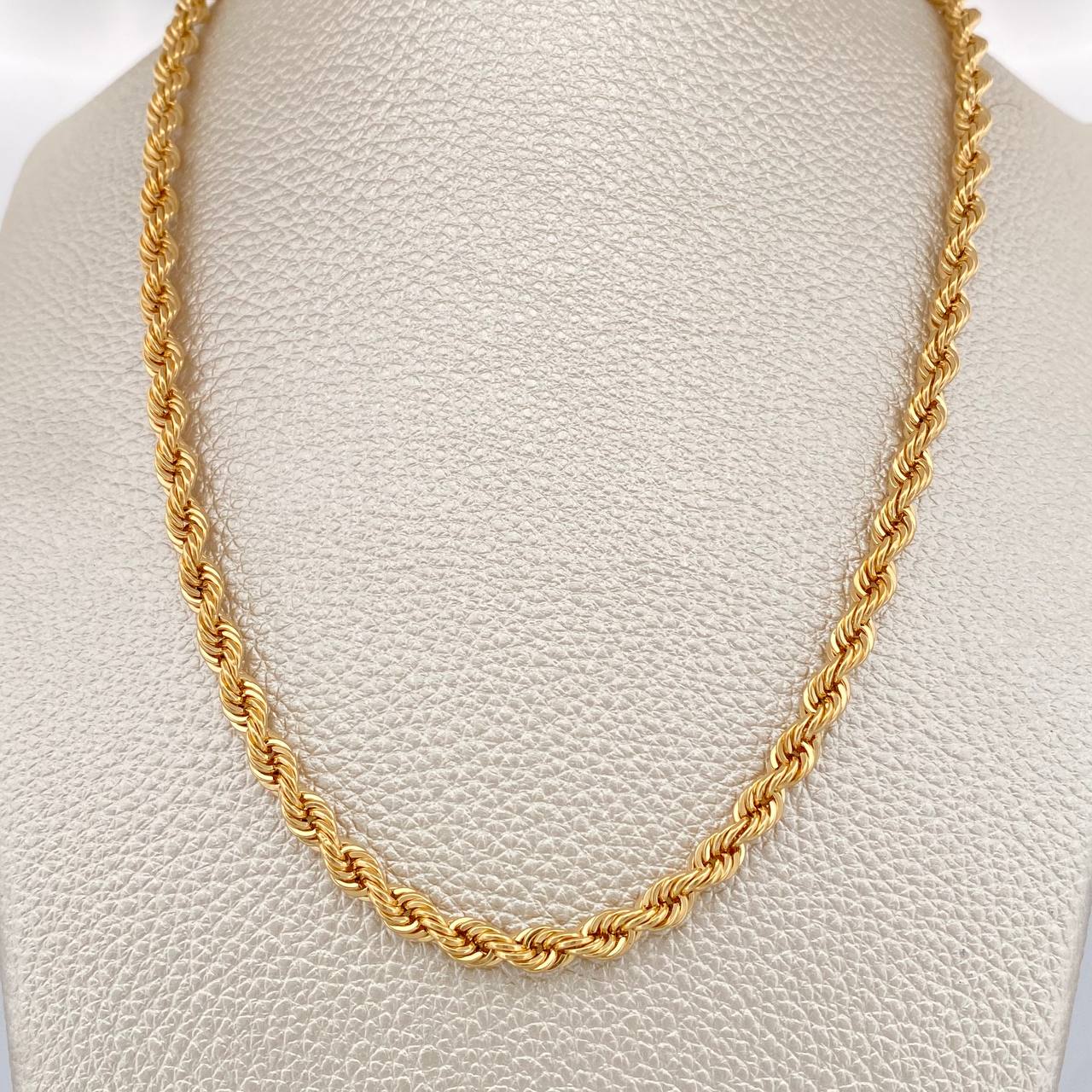 Cadena Lazo 14gr / 60cm / 4mm Oro Amarillo +3 $