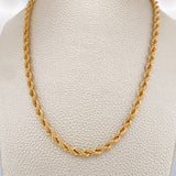 Cadena Lazo 14gr / 60cm / 4mm Oro Amarillo +3 $