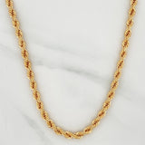 Cadena Lazo 14gr / 60cm / 4mm Oro Amarillo +3 $