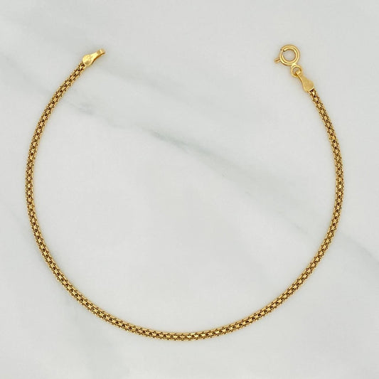 Pulso Chino 1.95gr / 19cm / 2.05mm Oro Amarillo 18K