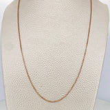 Cadena Veneciana 2.4gr / 46cm / 1.1mm Oro Rosa +3 18K $