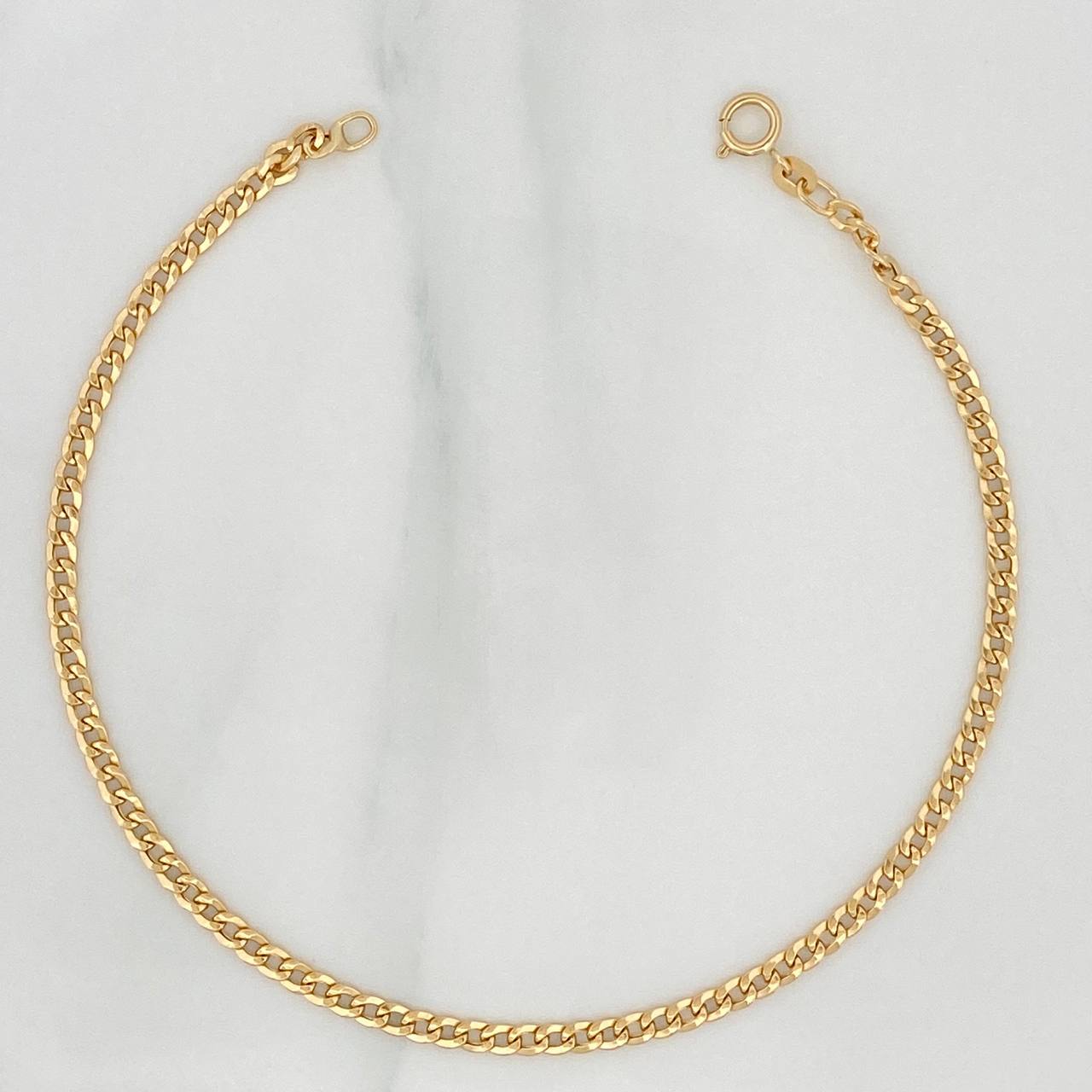 Pulso Cubano 1.15gr / 21cm / 2.5mm Oro Amarillo +1 18K $