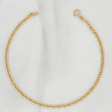 Pulso Cubano 1.15gr / 21cm / 2.5mm Oro Amarillo +1 18K $