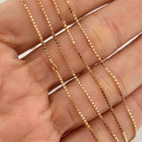 Cadena Veneciana 4.2gr / 47cm-52.5cm / 1.15mm Oro Rosa +3 18K $
