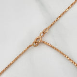 Cadena Veneciana 4.2gr / 47cm-52.5cm / 1.15mm Oro Rosa +3 18K $