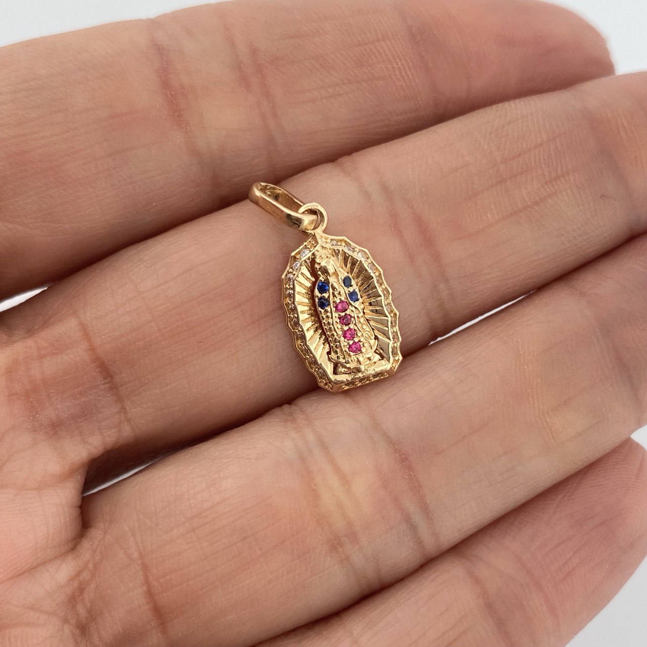 Dije Virgen Guadalupe  1.25gr / 2.1cm-Oro Amarillo 18K %