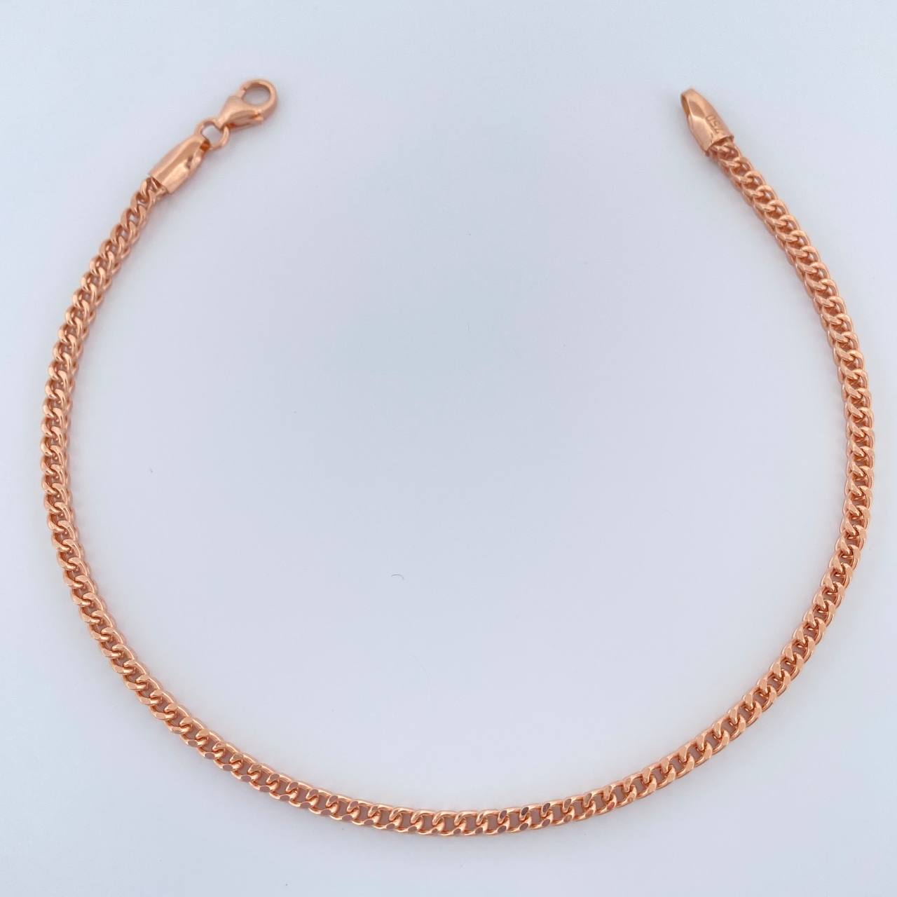 Pulso Franco 3.05gr / 19cm / 2mm Oro Rosa +3 18K &