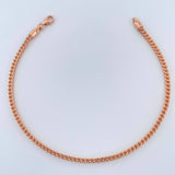 Pulso Franco 3.05gr / 19cm / 2mm Oro Rosa +3 18K &