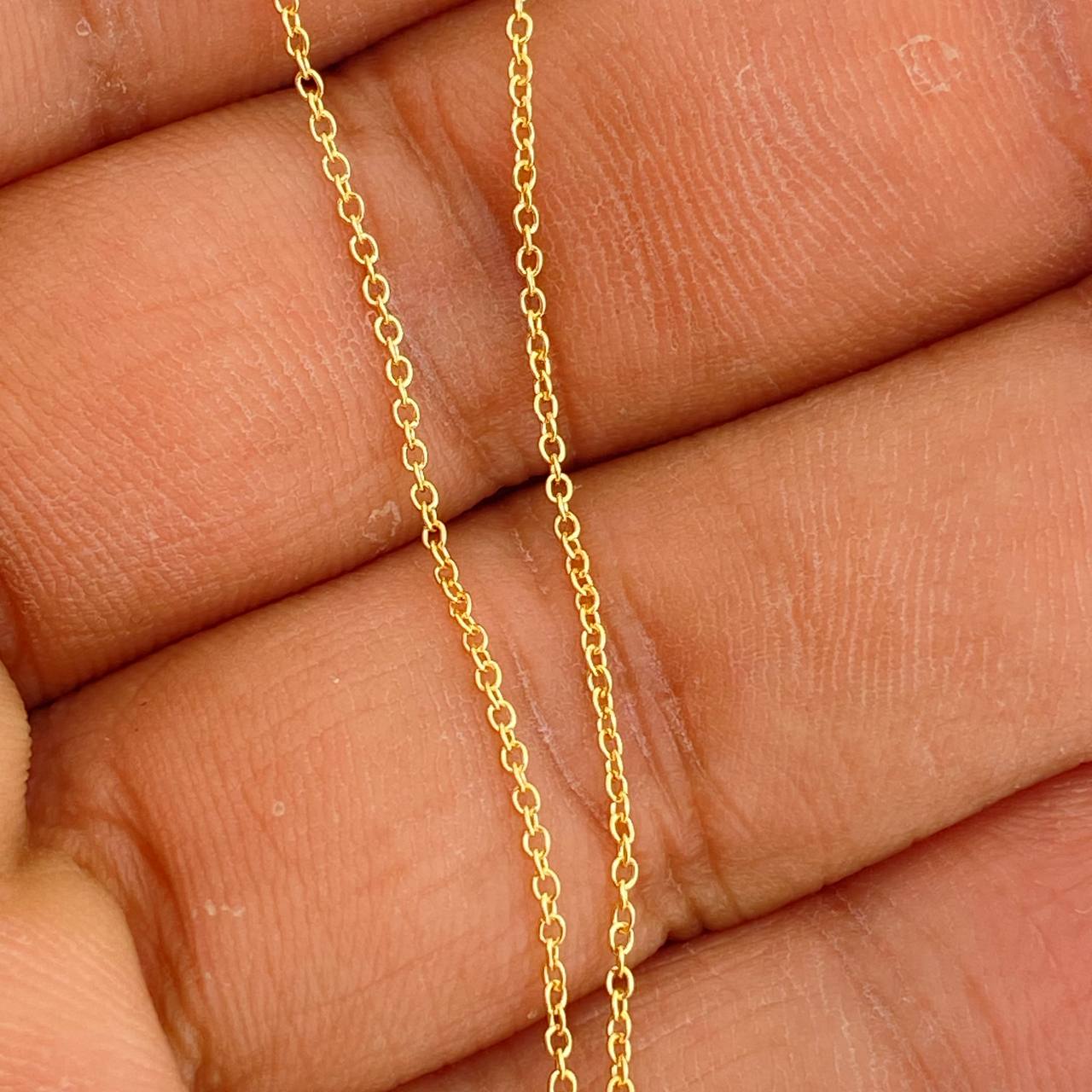 Cadena Aro Seguido 1.35gr / 45.5cm / 1mm Oro Amarillo +3 18K &