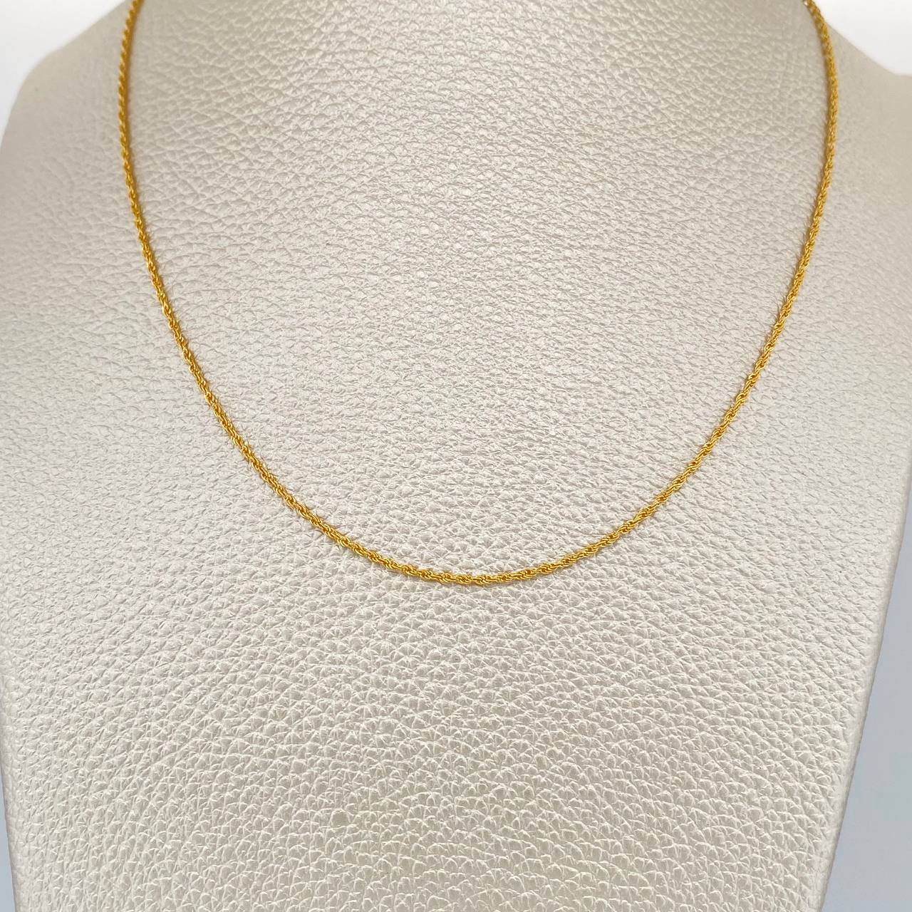 Cadena Lazo 1gr / 51.5cm / 1mm Oro Amarillo +3 18K &