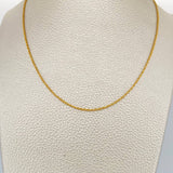 Cadena Lazo 1gr / 51.5cm / 1mm Oro Amarillo +3 18K &
