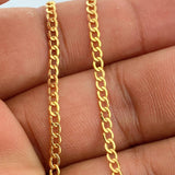 Cadena Cubana 2.65gr / 45cm / 2.2mm Oro Amarillo +1 18K &