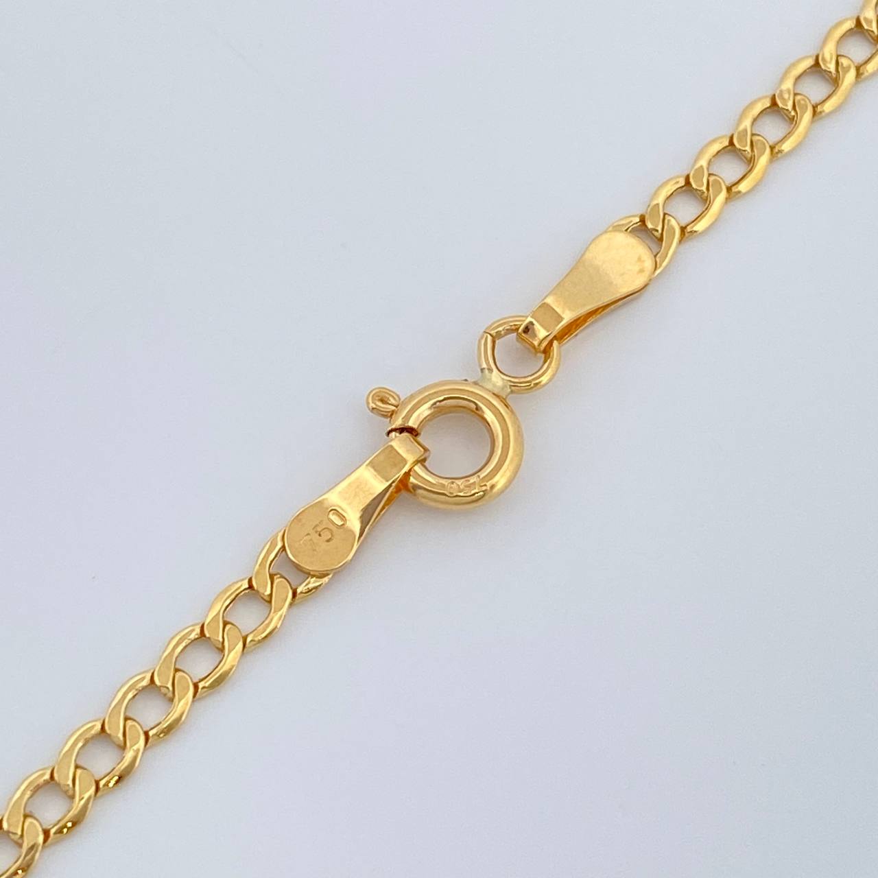 Cadena Cubana 2.65gr / 45cm / 2.2mm Oro Amarillo +1 18K &