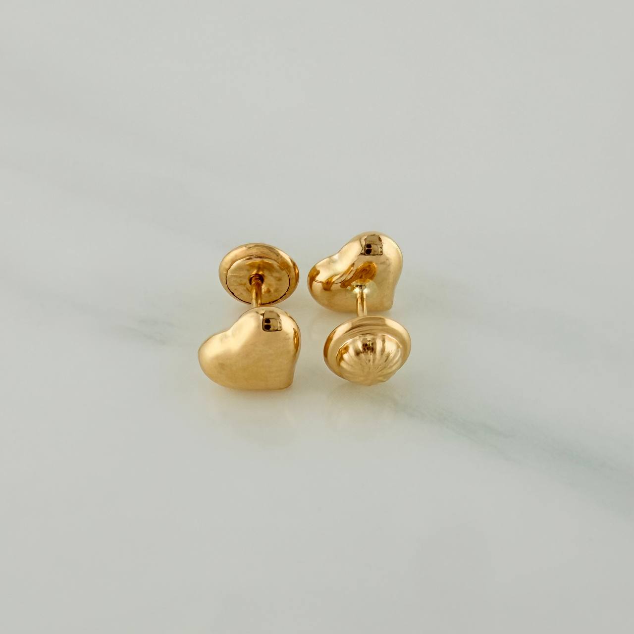 Topos Corazon 0.7gr / Troquelado Oro Amarillo &