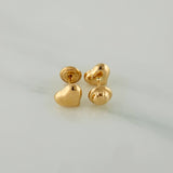 Topos Corazon 0.7gr / Troquelado Oro Amarillo &