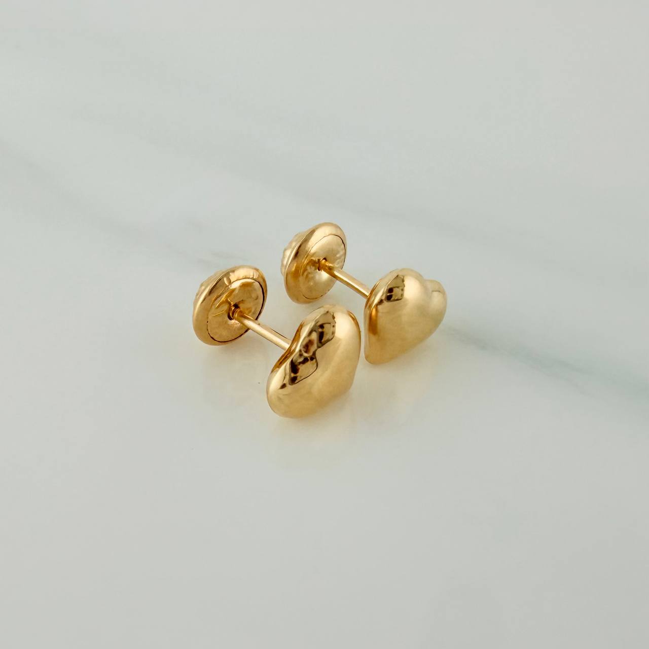 Topos Corazon 0.7gr / Troquelado Oro Amarillo &