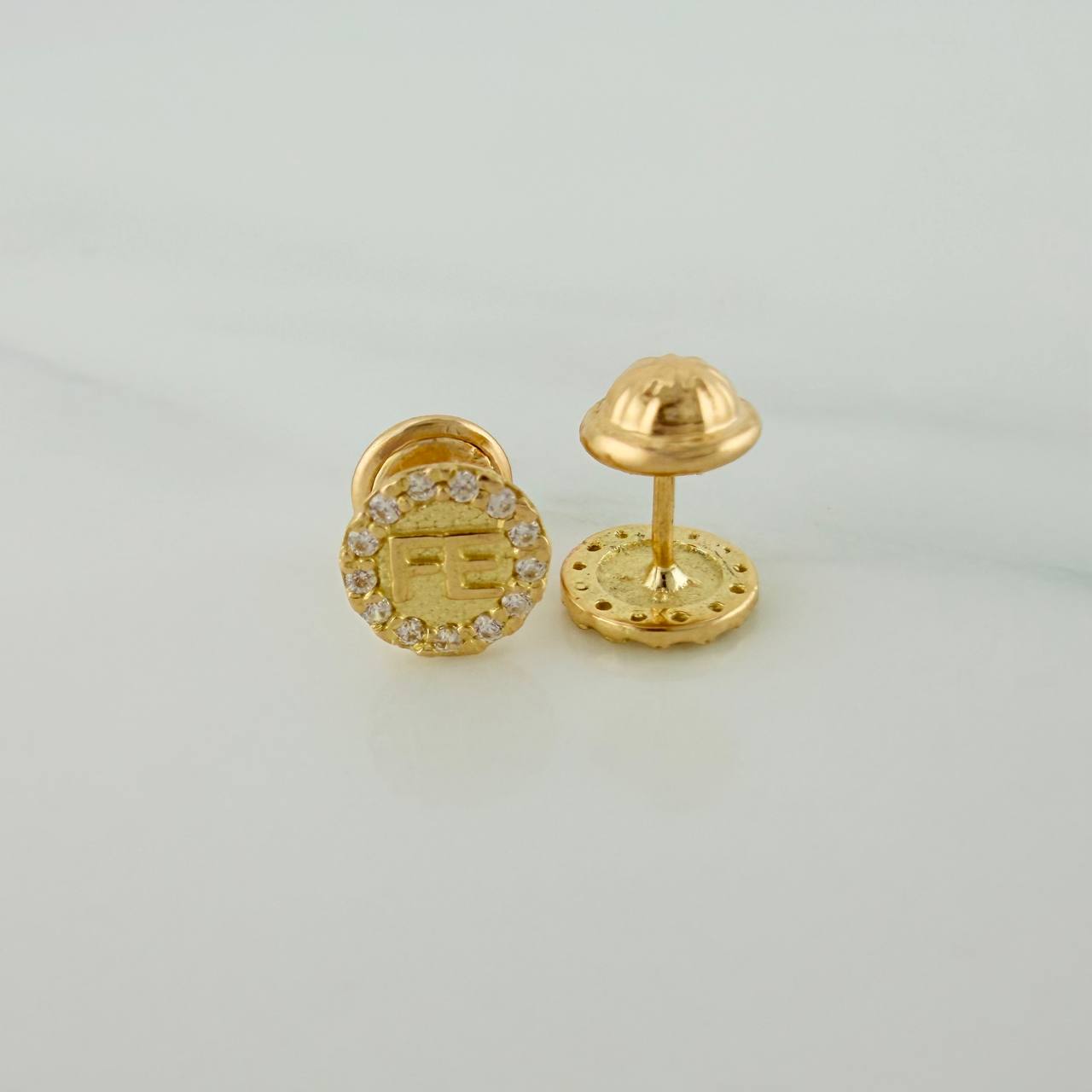 Topos Fe 1.05gr / 3mm Oro Amarillo 18K