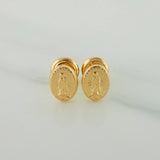 Topos Virgen De Guadalupe 0.6gr / 2.1mm Oro Amarillo 18K &
