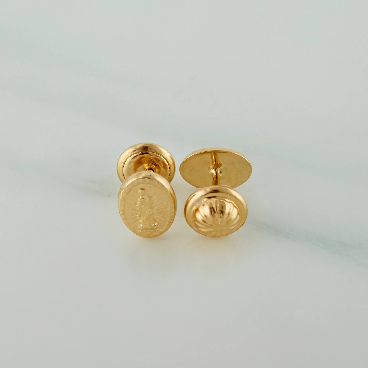 Topos Virgen De Guadalupe 0.6gr / 2.1mm Oro Amarillo 18K &