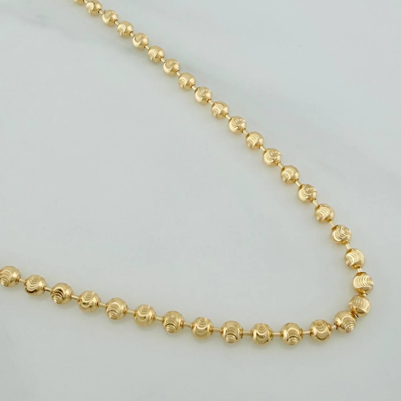 Cadena Militar Media Luna 10 g / 41.5 cm / 3 mm Oro Amarillo 18K