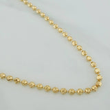 Cadena Militar Media Luna 10 g / 41.5 cm / 3 mm Oro Amarillo 18K