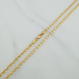 Cadena Militar Media Luna 10 g / 41.5 cm / 3 mm Oro Amarillo 18K