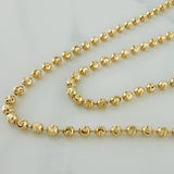 Cadena Militar Media Luna 10 g / 41.5 cm / 3 mm Oro Amarillo 18K
