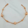 Pulso Tipo Militar 3.8gr / 19.8cm / 5mm - 8mm Oro Rosa 18K $