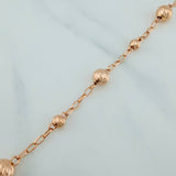 Pulso Tipo Militar 3.8gr / 19.8cm / 5mm - 8mm Oro Rosa 18K $