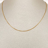 Cadena Veneciana 0.95gr / 50cm / 0.53mm Oro Amarillo +3 18K &