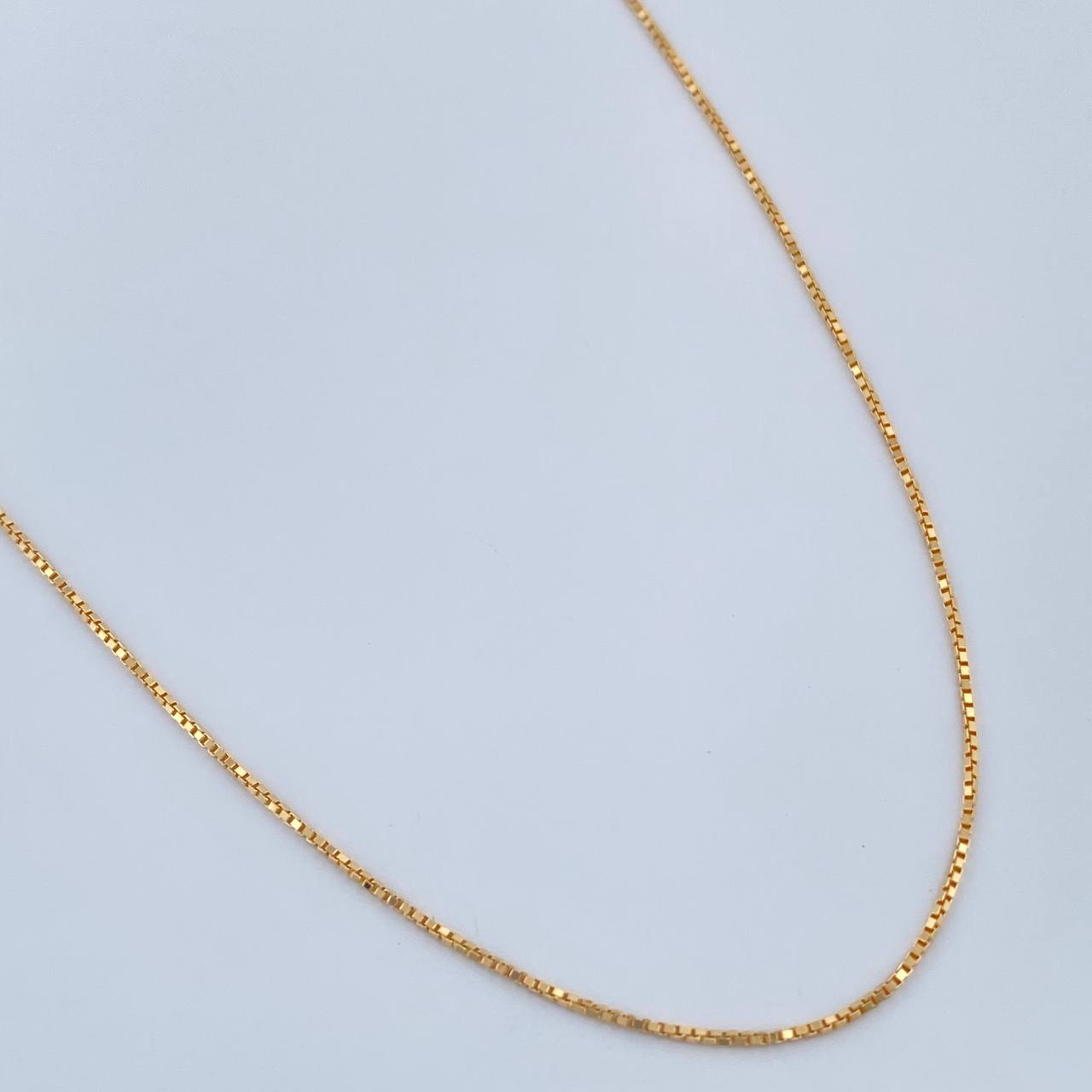 Cadena Veneciana 1gr / 50cm / 0.5mm Oro Amarillo +3 18K &