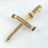 Dije Cruz Clavo 4.05gr / 4.7cm / Oro 18K