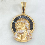 Dije Rostro de Jesús Aureola 8.75gr / 4.2cm / Oro 18K