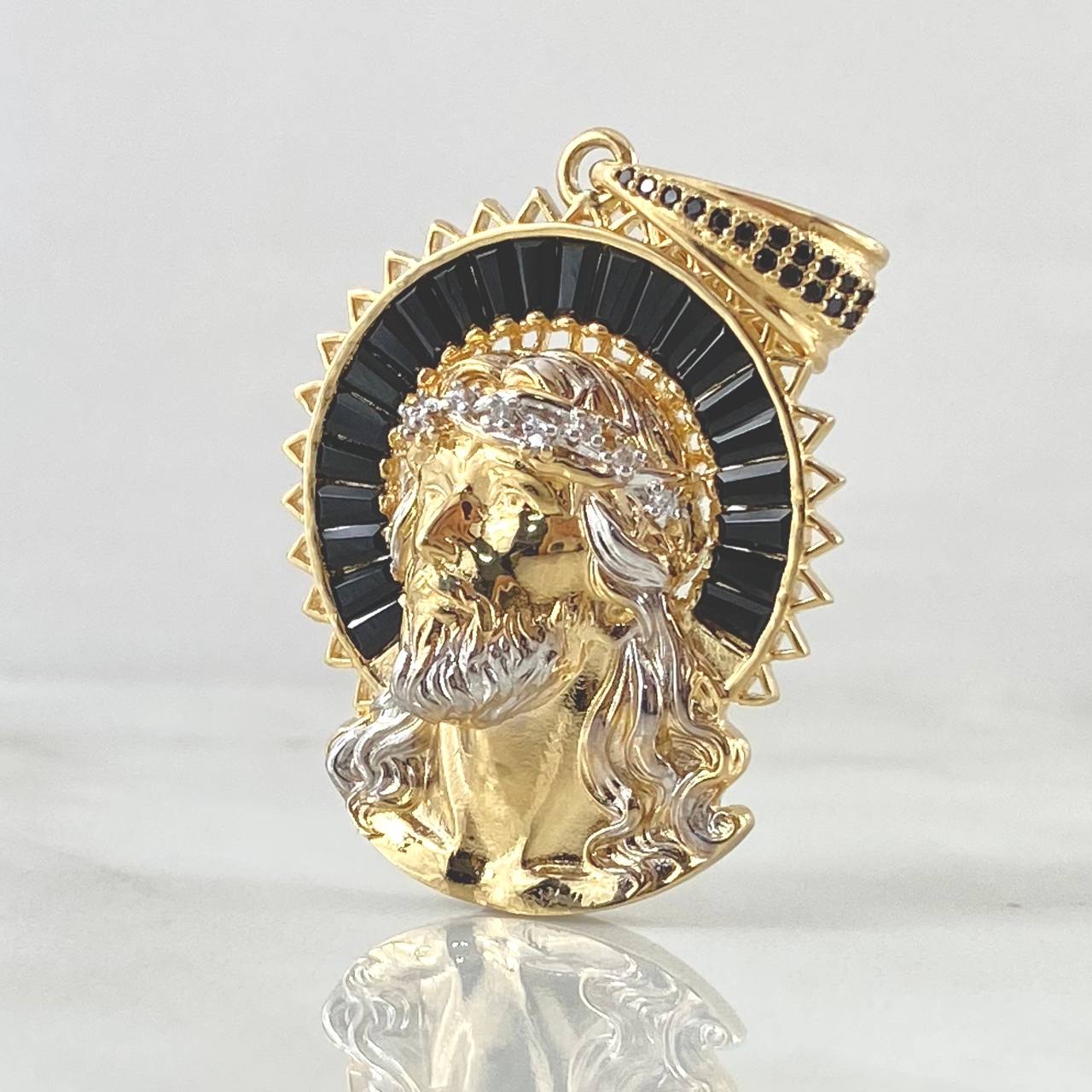 Dije Rostro de Jesús Aureola 8.75gr / 4.2cm / Oro 18K