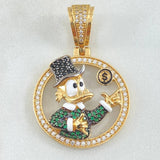 Dije Circulo Pato Inspirado 8.85gr / 4cm / Oro 18K