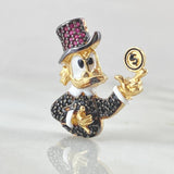 Herraje Pato Inspirado 4.5gr / 2cm / Oro 18K