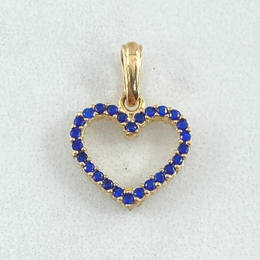 Dije Corazón Doble Faz 1.5gr / 2cm / Oro 18K